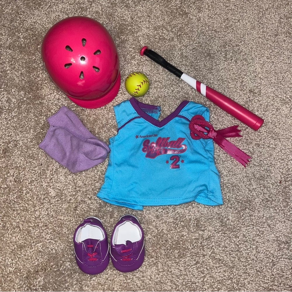 American Girl Softball Outfit